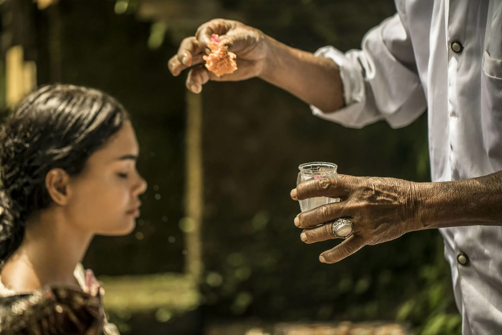 COMO Shambhala Estate Detox Retreat Balinese blessing ceremony